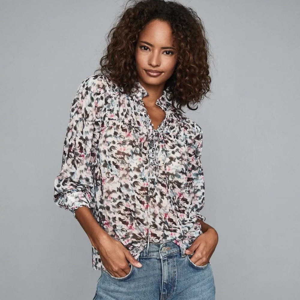 Reiss Talia Blouse Size US 6
